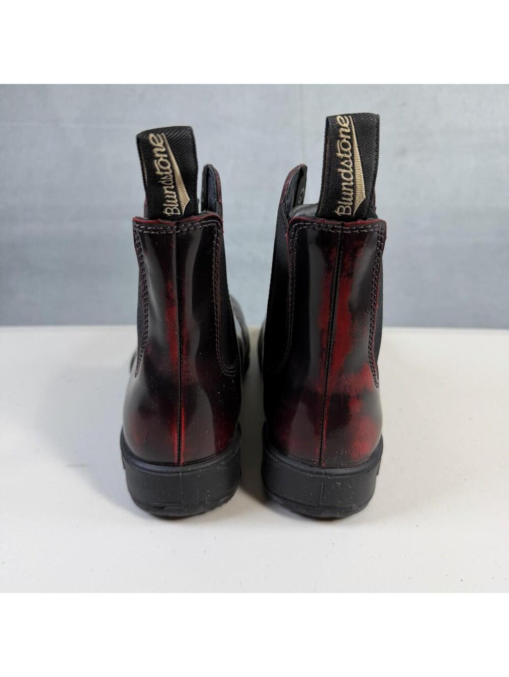 Blundstone 2220 Original Lace-Up Boots Womens US 7.5 Bordeaux Brush Red - Picture 3 of 10